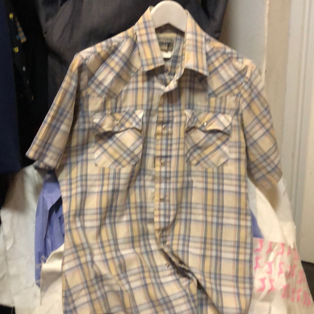 Vintage short sleeved Levi Strauss western style